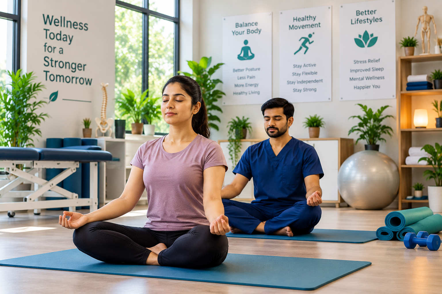 Peaceful Wellness Studio Meditation